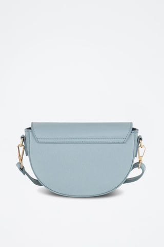 Borsa a tracolla in pelle Azario - Blu