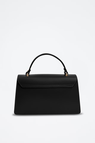 Borsa a mano in pelle  - Nero