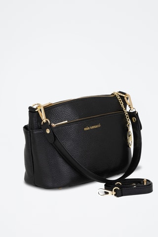 Borsa a tracolla in pelle Bardolino - Nero