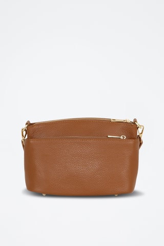 Borsa a tracolla in pelle Bardolino - Marrone