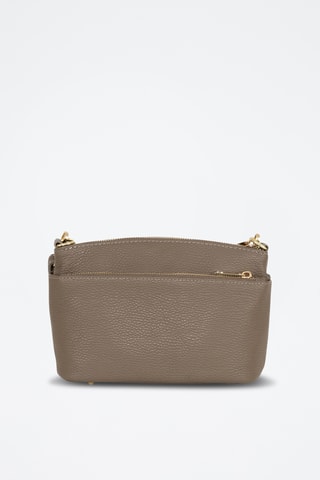 Borsa a tracolla in pelle Bardolino - Taupe