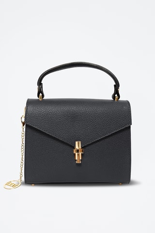 Borsa a mano in pelle Barzini - Nero