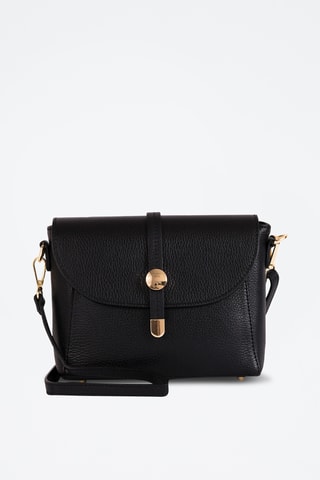Borsa a tracolla in pelle Abano - Nero