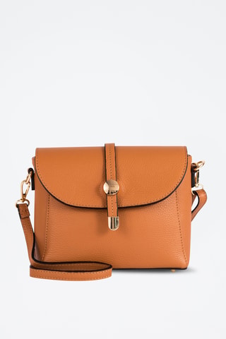 Borsa a tracolla in pelle Abano - Marrone