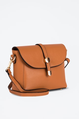 Borsa a tracolla in pelle Abano - Marrone