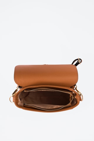 Borsa a tracolla in pelle Abano - Marrone