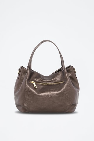 Borsa a mano in pelle Vigentino - Marrone