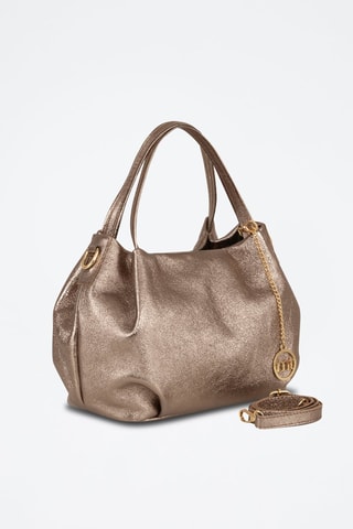 Borsa a mano in pelle Vigentino - Marrone