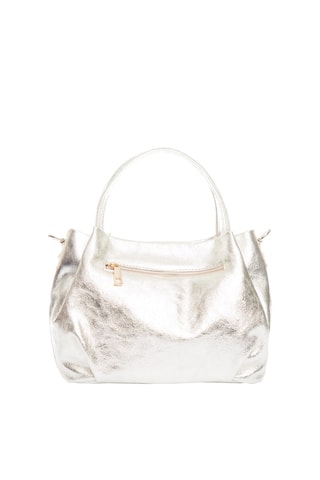 Borsa a mano in pelle Vigentino - Argentato