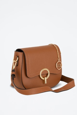 Borsa a tracolla in pelle Carracci  - Marrone