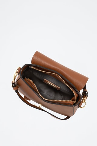 Borsa a tracolla in pelle Carracci  - Marrone