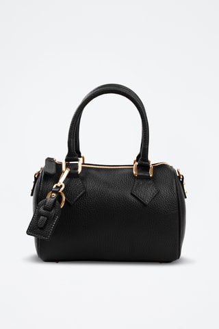 Borsa a mano in pelle - Nero