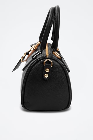 Borsa a mano in pelle - Nero