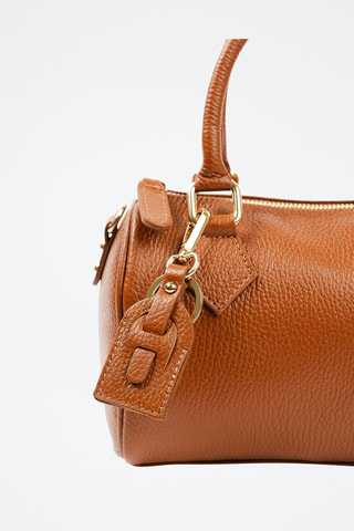 Borsa a mano in pelle - Marrone