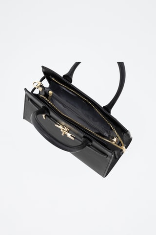 Borsa a mano in pelle Ventimiglia - Nero