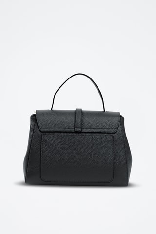 Borsa a mano in pelle - Nero