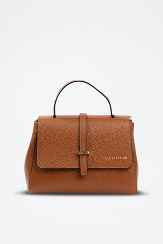 Borsa a mano in pelle - Marrone