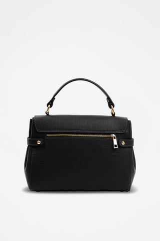 Borsa a mano in pelle - Nero