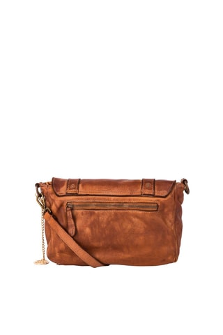Sac bandoulière en cuir Cinisello - Marron
