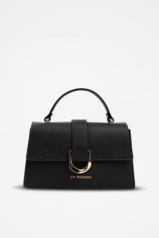 Borsa a mano in pelle - Nero