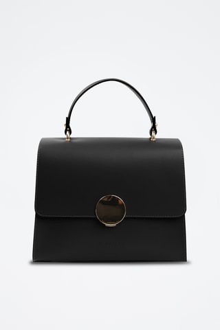 Borsa a mano in pelle - Nero