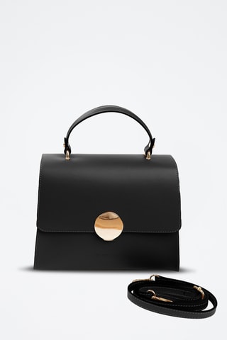 Borsa a mano in pelle - Nero