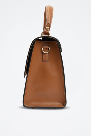 Borsa a mano in pelle - Marrone