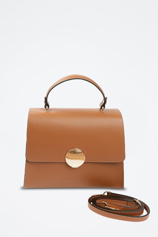 Borsa a mano in pelle - Marrone