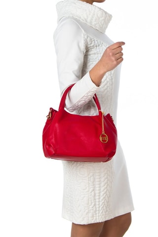 Borsa a mano in pelle - Rosso