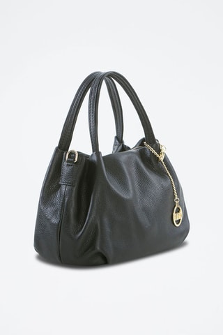 Borsa a mano in pelle - Nero
