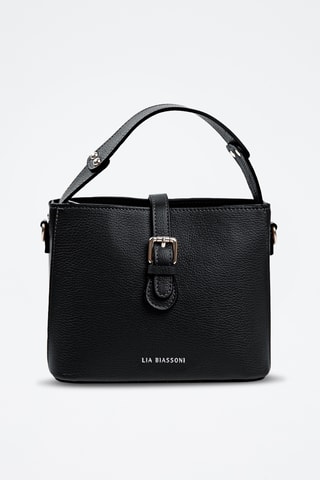 Borsa a mano in pelle - Nero
