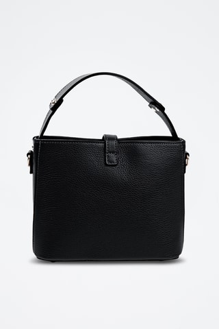 Borsa a mano in pelle - Nero