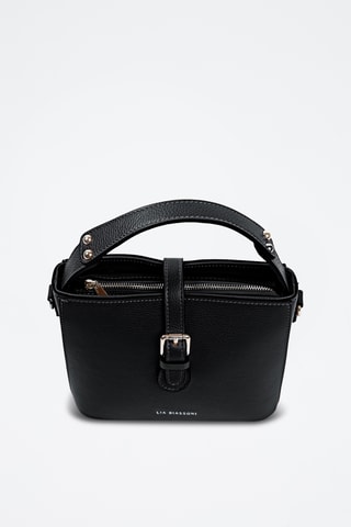 Borsa a mano in pelle - Nero