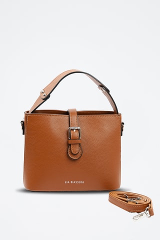 Borsa a mano in pelle - Marrone