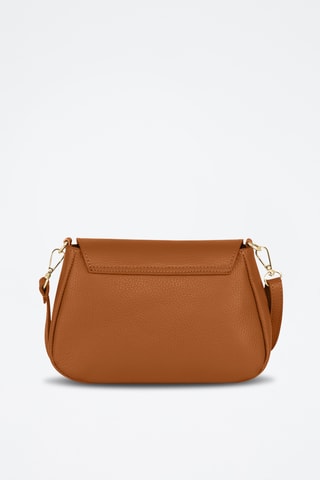 Borsa a tracolla in pelle Evaristo - Marrone