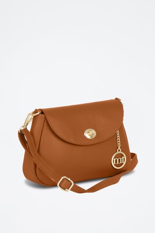 Borsa a tracolla in pelle Evaristo - Marrone