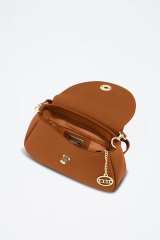Borsa a tracolla in pelle Evaristo - Marrone