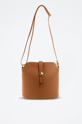 Sac bandoulière en cuir Cerfone - Marron