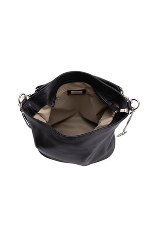 Shopping bag in pelle Sabaudia - Nero
