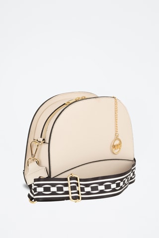 Sac bandoulière en cuir Marghera - Gris