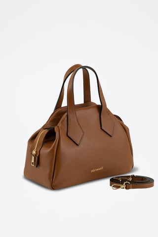 Borsa a mano in pelle Venosta - Marrone