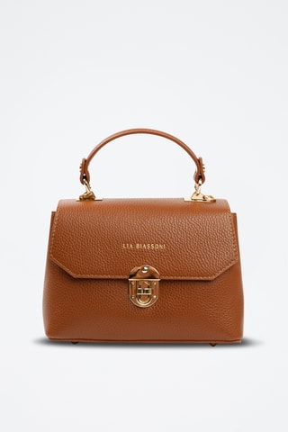 Borsa a mano in pelle - Marrone