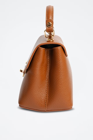 Borsa a mano in pelle - Marrone