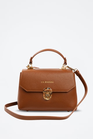 Borsa a mano in pelle - Marrone