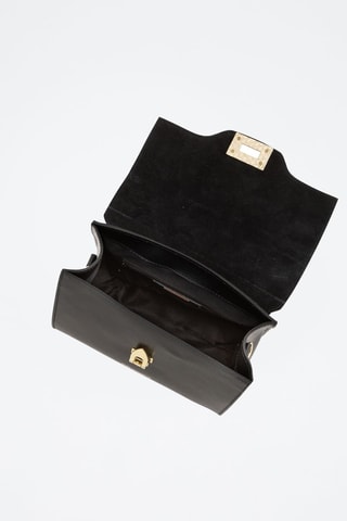 Borsa a mano in pelle Cignoli - Nero