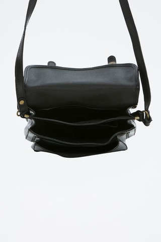Sac bandoulière en cuir Natisone - Noir