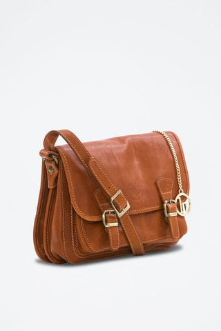 Sac bandoulière en cuir Natisone - Marron