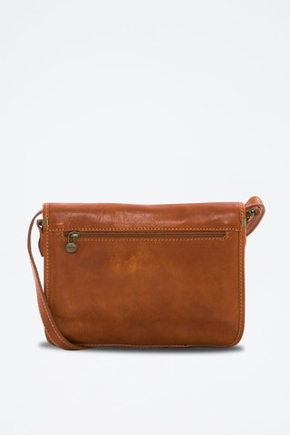 Sac bandoulière en cuir Natisone - Marron