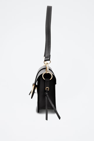 Borsa a spalla in pelle - Nero