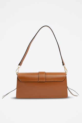 Borsa a spalla in pelle - Marrone
